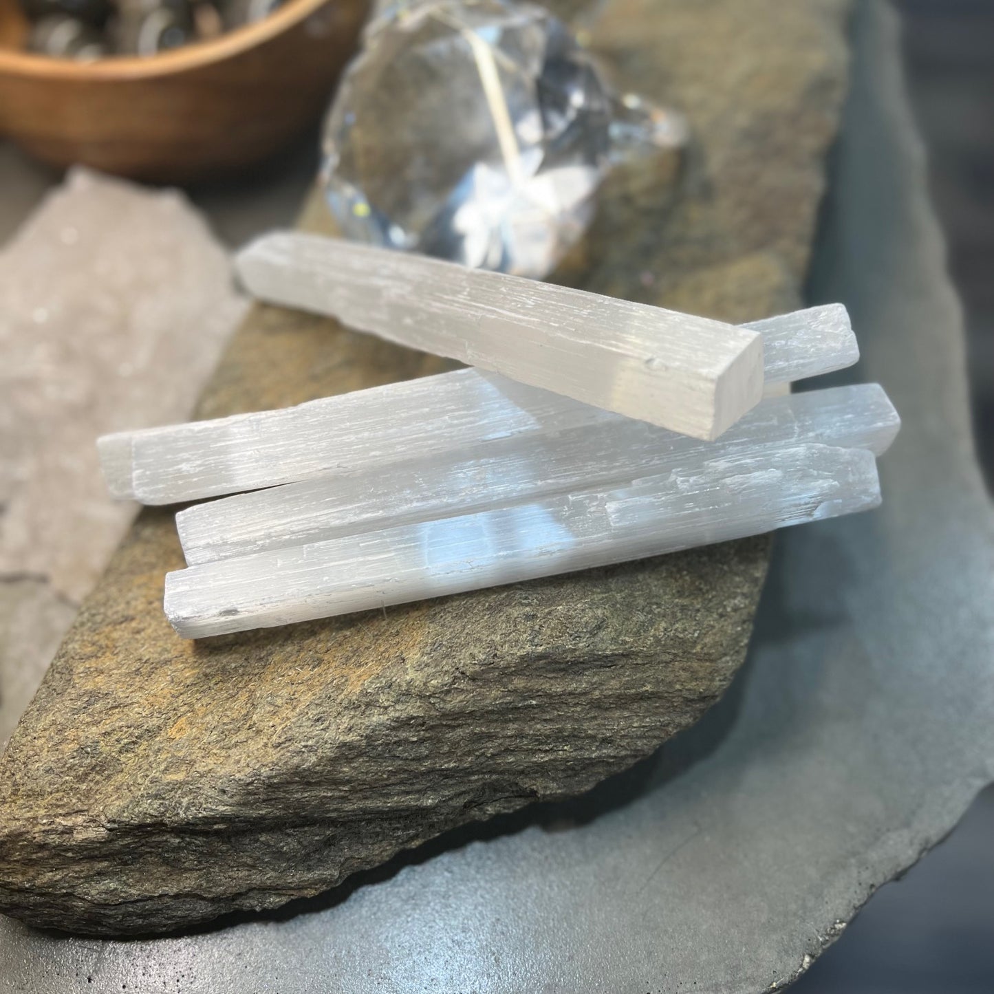 Long Selenite Wand