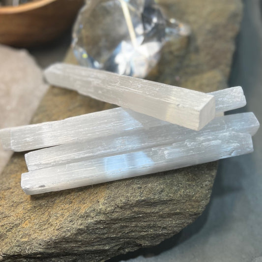 Large Selenite Wand - Cleansing and Amplifying Crystal Energy